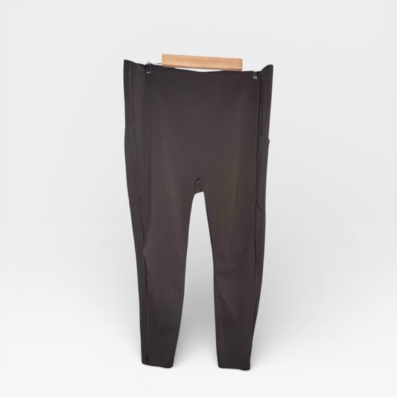 SPANX Black High Waisted Shaping Leggings Size 1X Ponte Slimming Pants - Picture 2 of 5